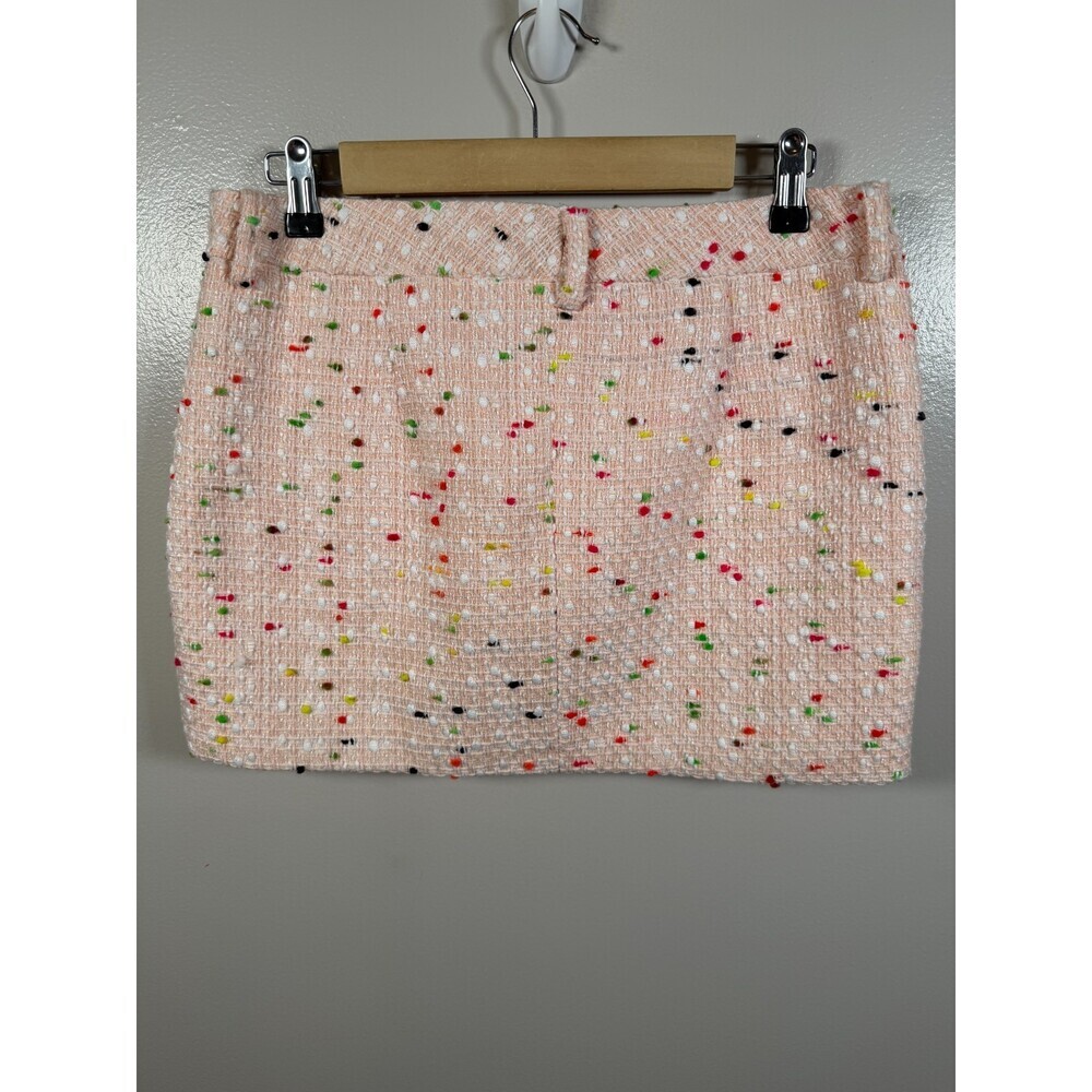 Amanda Uprichard Tweed Sawyer Blazer Skirt Set Size Small/Medium Pink Confetti - Picture 12 of 15